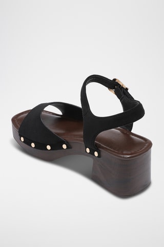 Sandales plateformes Gemma - Noir