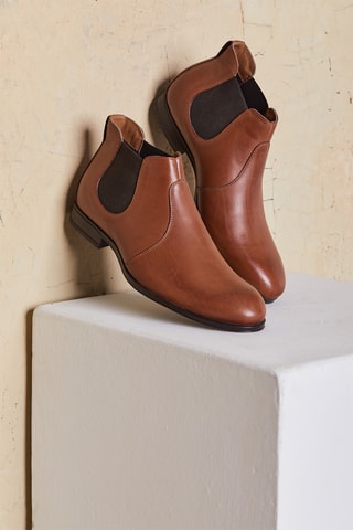 Boots en cuir Rasiglio - Marron