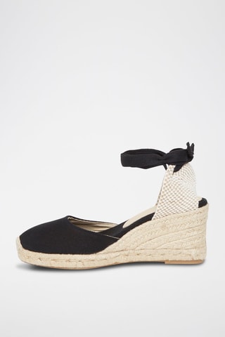 Espadrilles compensées Olympe -   Noir