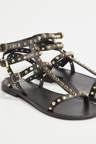 Sandales en cuir Spring - Noir
