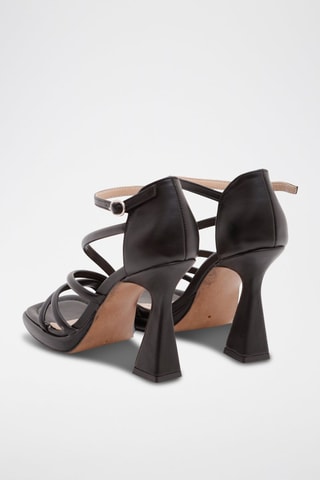 Sandales à talons Ginevra - Noir