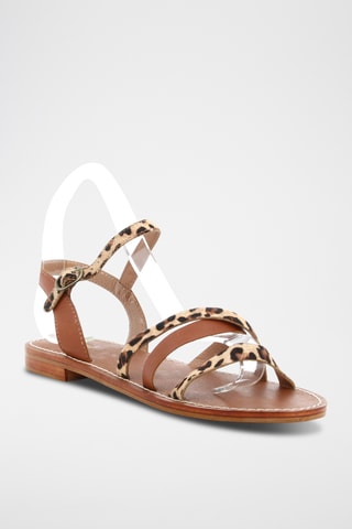 Sandales en cuir Soledad - Marron