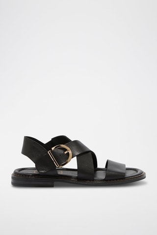 Sandales en cuir Orelyane - Noir