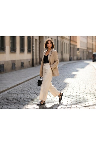 Sandales en cuir Erynon - Noir