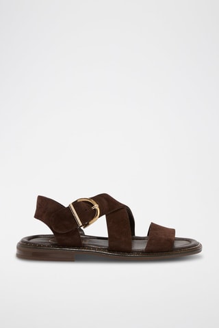 Sandales en cuir Orelyane - Marron