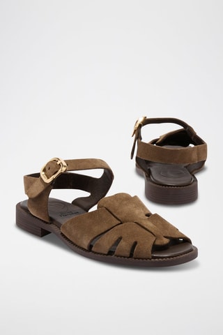 Sandales en cuir Erynon - Gris