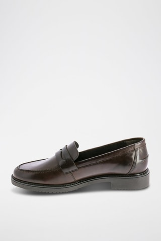 Mocassins en cuir - Marron