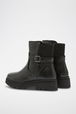 Boots en cuir Beba - Noir