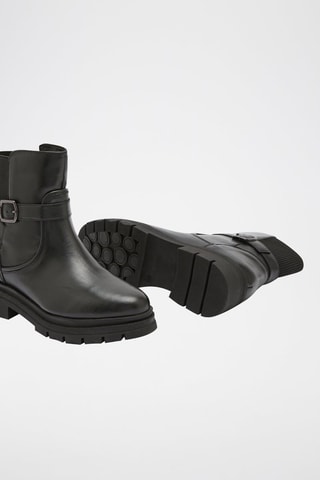 Boots en cuir Beba - Noir
