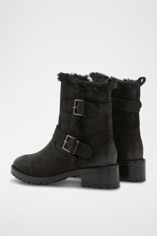 Boots en cuir Liva - Noir
