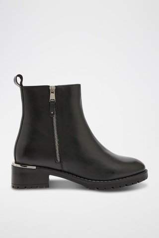 Bottines en cuir Pavi - Noir