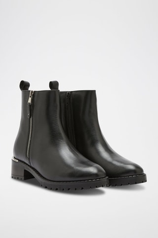 Bottines en cuir Pavi - Noir