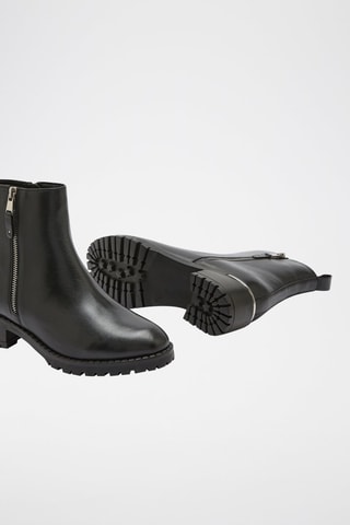 Bottines en cuir Pavi - Noir