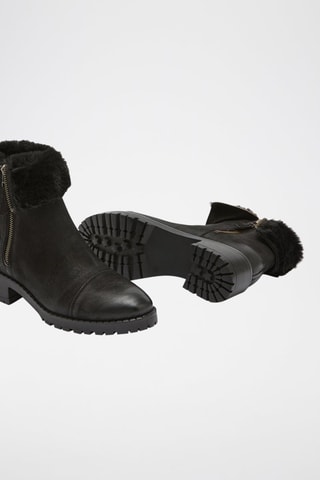Bottines en cuir Oli - Noir