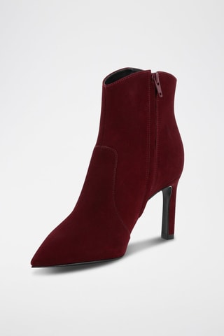Bottines en nubuck Armelle - Bordeaux