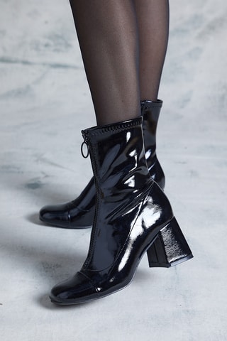 Bottines vernies Carlie - Noir