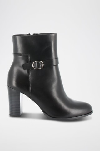 Bottines en cuir Idalena - Noir
