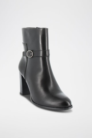 Bottines en cuir Idalena - Noir