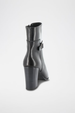 Bottines en cuir Idalena - Noir