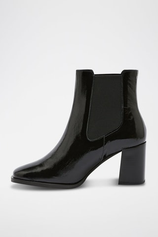 Bottines Chelsea en cuir verni Chelsea - Noir