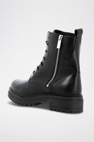 Bottines en cuir Ziponie - Noir