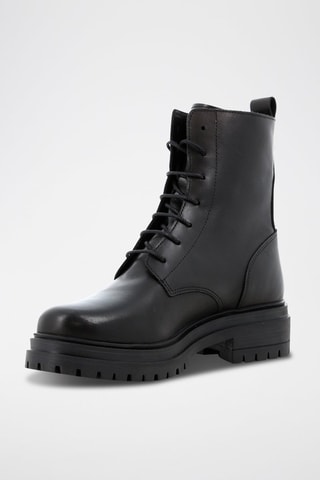 Bottines en cuir Ziponie - Noir