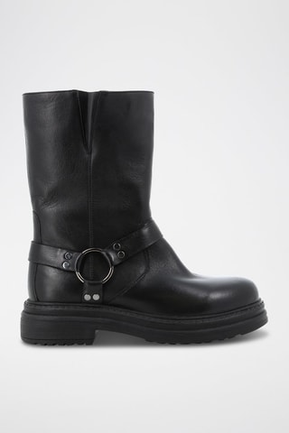 Bottines en cuir Goldie - Noir