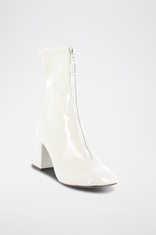 Bottines en cuir Carlie - Blanc