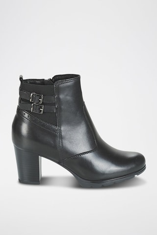 Bottines en cuir Caracal - Noir