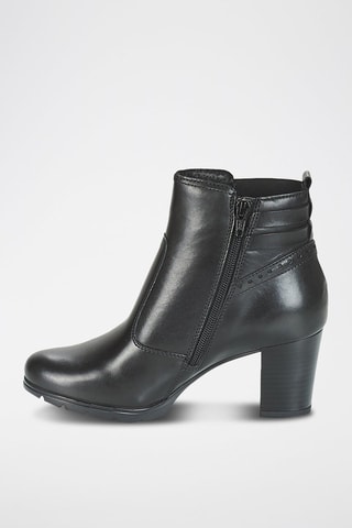 Bottines en cuir Caracal - Noir
