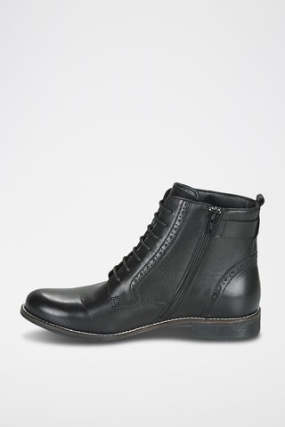 Bottines en cuir Cheptela - Noir