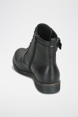 Bottines en cuir Cheptela - Noir