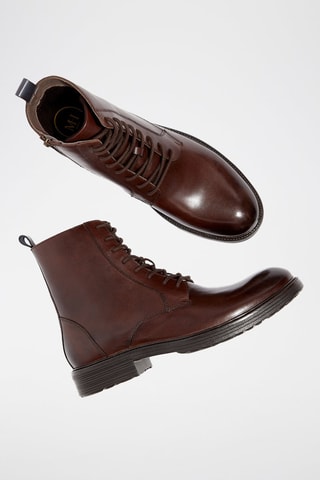 Boots en cuir Matis - Marron