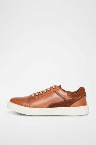 Baskets en cuir Antoine - Camel