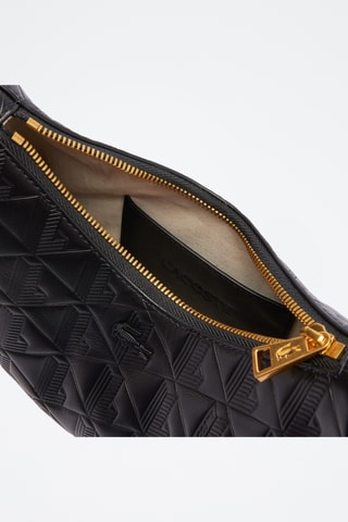 Sac porté épaule en cuir Maheki - Noir