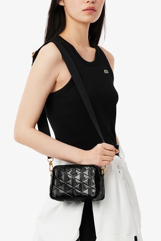 Sac bandoulière en cuir Maheki - Noir