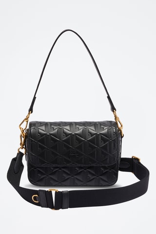 Sac bandoulière en cuir Maheki - Noir