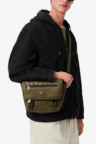 Sac bandoulière en cuir - Kaki