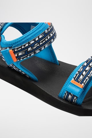 Sandales Suruga  - Bleu cobalt et noir