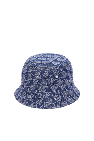 Bob réversible - Blanc et bleu cobalt