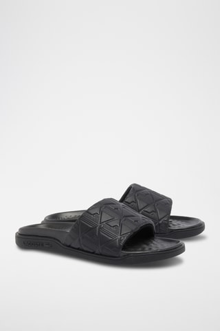 Mules Serve Slides - Noir