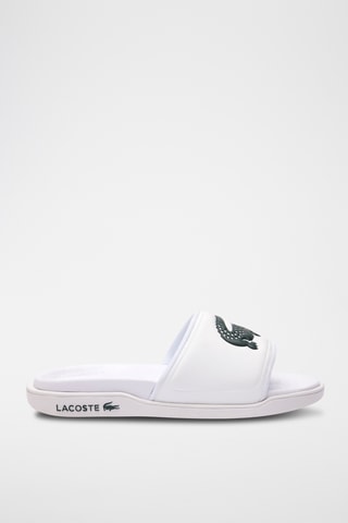Mules Serve Slide - Blanc