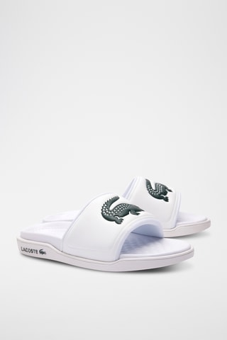 Mules Serve Slide - Blanc