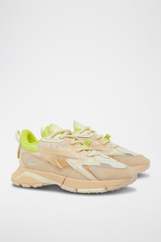 Baskets L003 Neo Tech - Beige clair et vert
