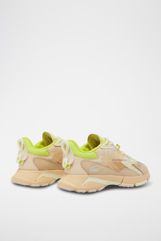 Baskets L003 Neo Tech - Beige clair et vert