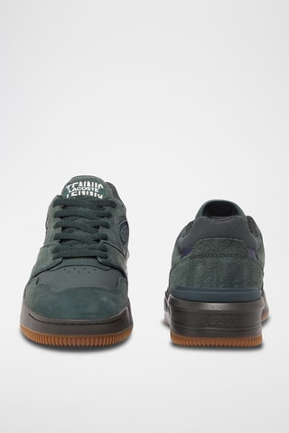 Zapatillas de piel Lineshot - Verde oscuro