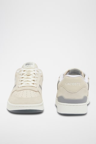 Zapatillas de piel y nobuk T-Clip Set - Beige