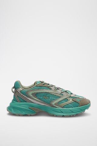 Zapatillas de piel L003 Neo Shot - Celeste