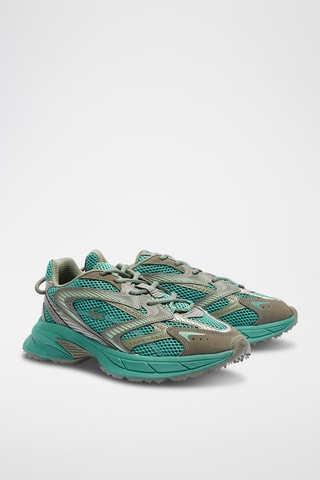 Zapatillas de piel L003 Neo Shot - Celeste