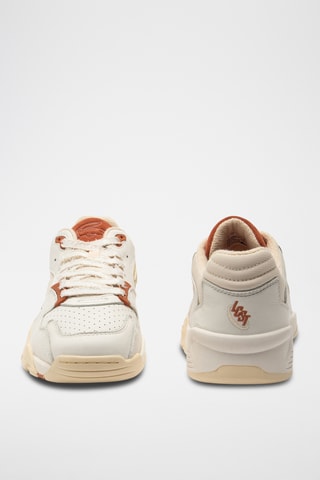Baskets en cuir Game Trainer - Ecru